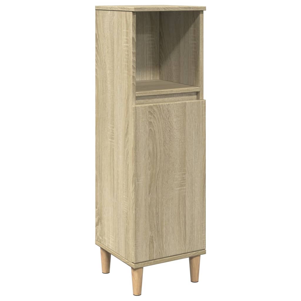 3-piece bathroom furniture set Sonoma oak wood-based material