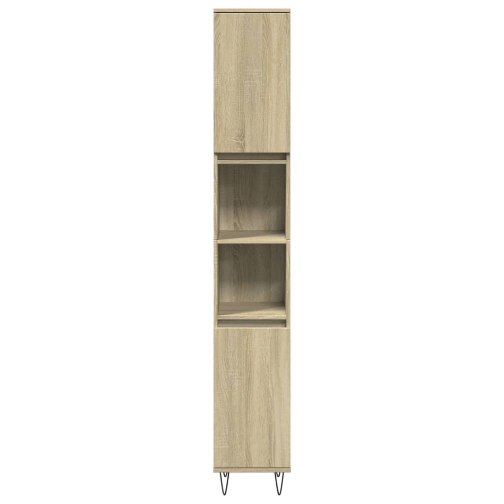 3-piece bathroom furniture set Sonoma oak wood-based material