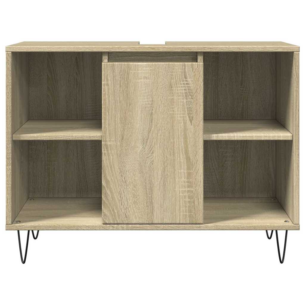 3-piece bathroom furniture set Sonoma oak wood-based material