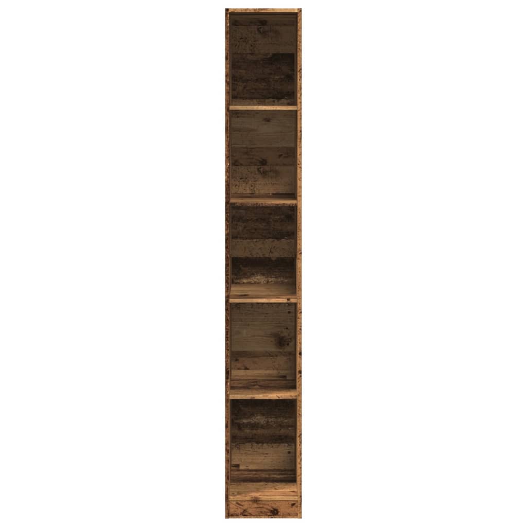 Wardrobe reclaimed wood look 30x50x200 cm wood material