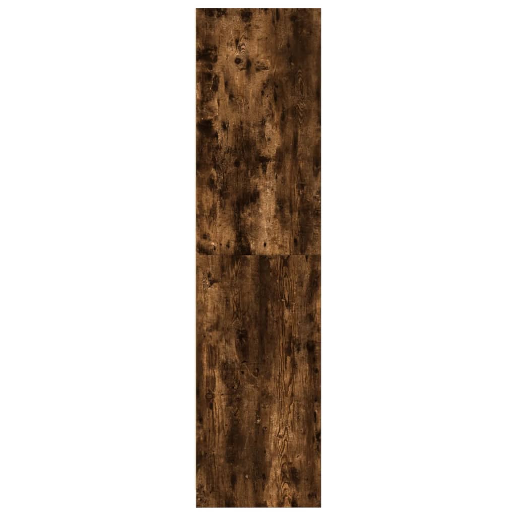 Wardrobe smoked oak 100x50x200 cm wood material