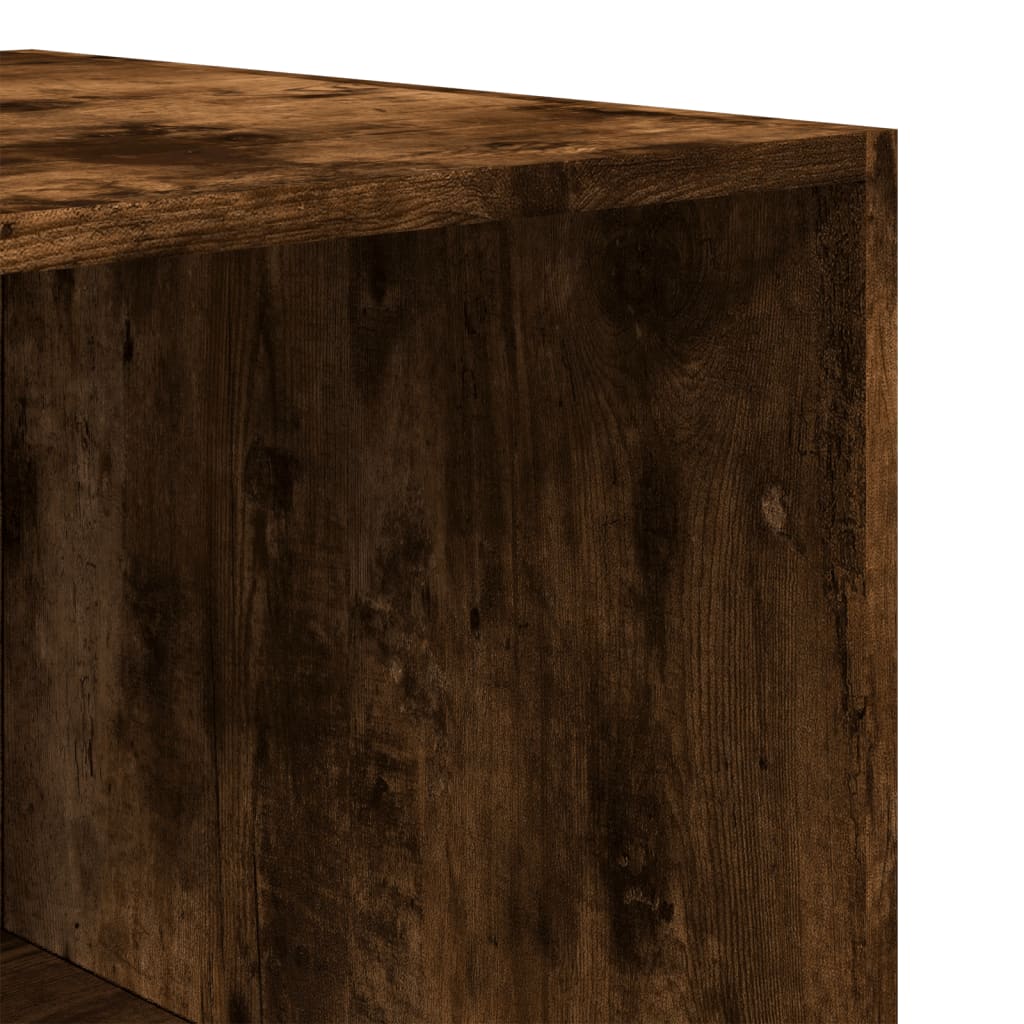 Wardrobe smoked oak 100x50x200 cm wood material