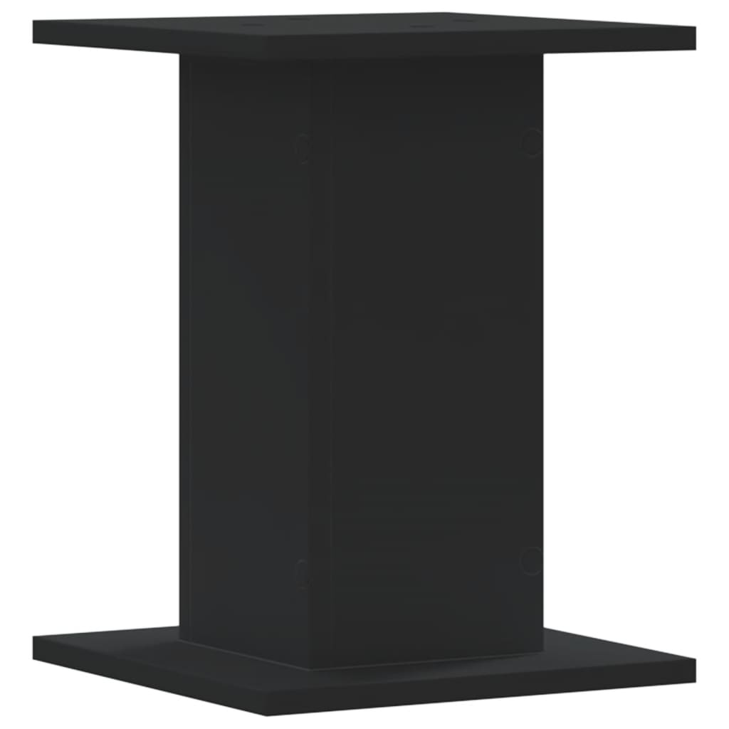 Plant stand 2 pcs. Black 30x30x40 cm wood material