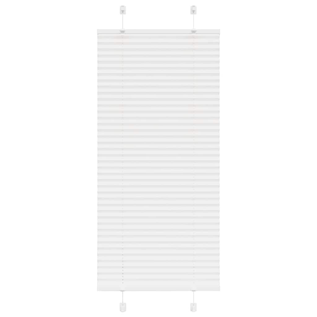 Plissee Weiß 55x100 cm Stoffbreite 54,4 cm Polyester