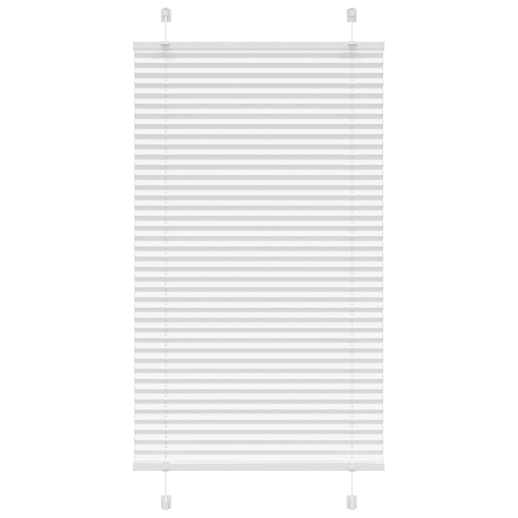 Plissee Weiß 75x100 cm Stoffbreite 74,4 cm Polyester