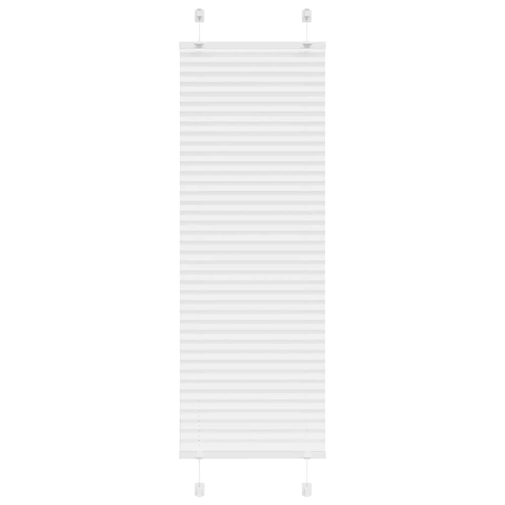 Plissee Weiß 50x150 cm Stoffbreite 49,4 cm Polyester