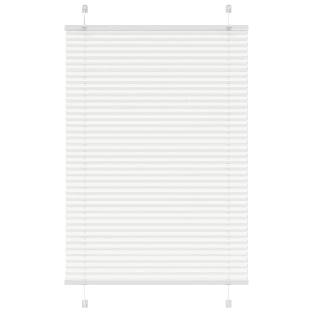 Plissee Weiß 90x150 cm Stoffbreite 89,4 cm Polyester
