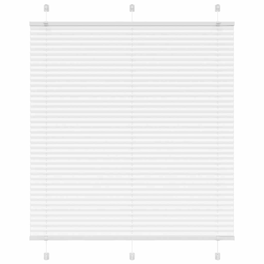 Plissee Weiß 115x150 cm Stoffbreite 114,4 cm Polyester