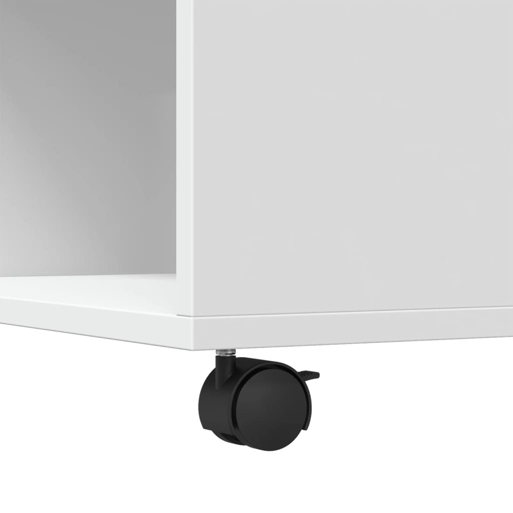 Coffee Table White 80x80x40 cm Wood Material