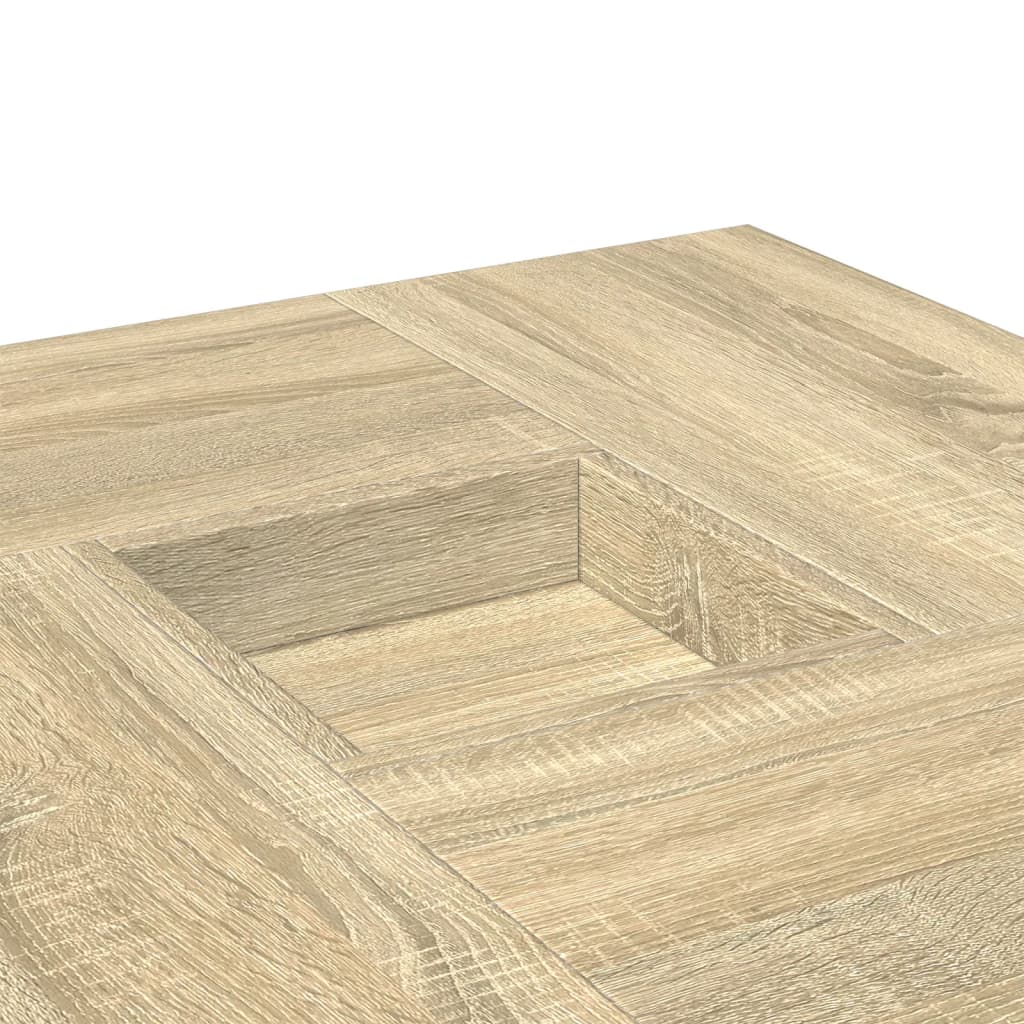 Coffee table Sonoma oak 80x80x40 cm wood material
