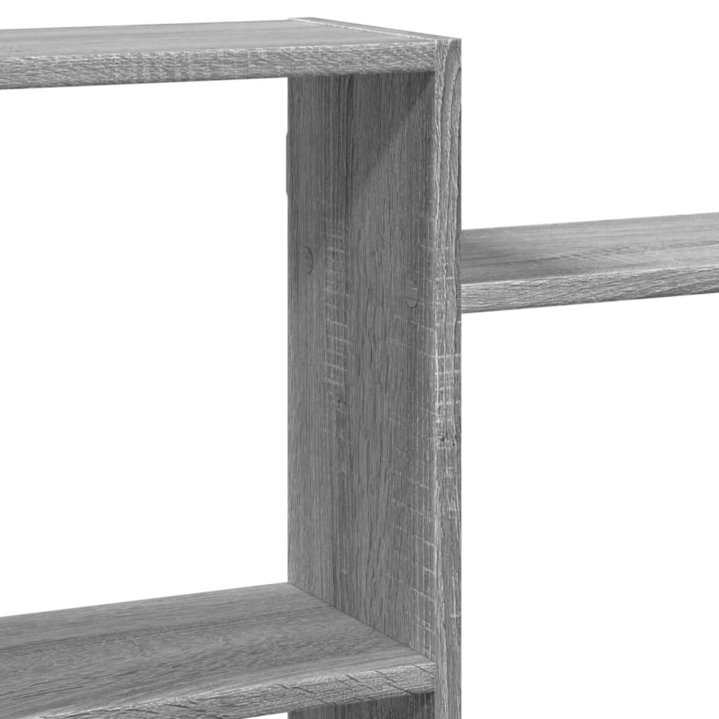 Wall shelf Grey Sonoma 159x18x65 cm wood material