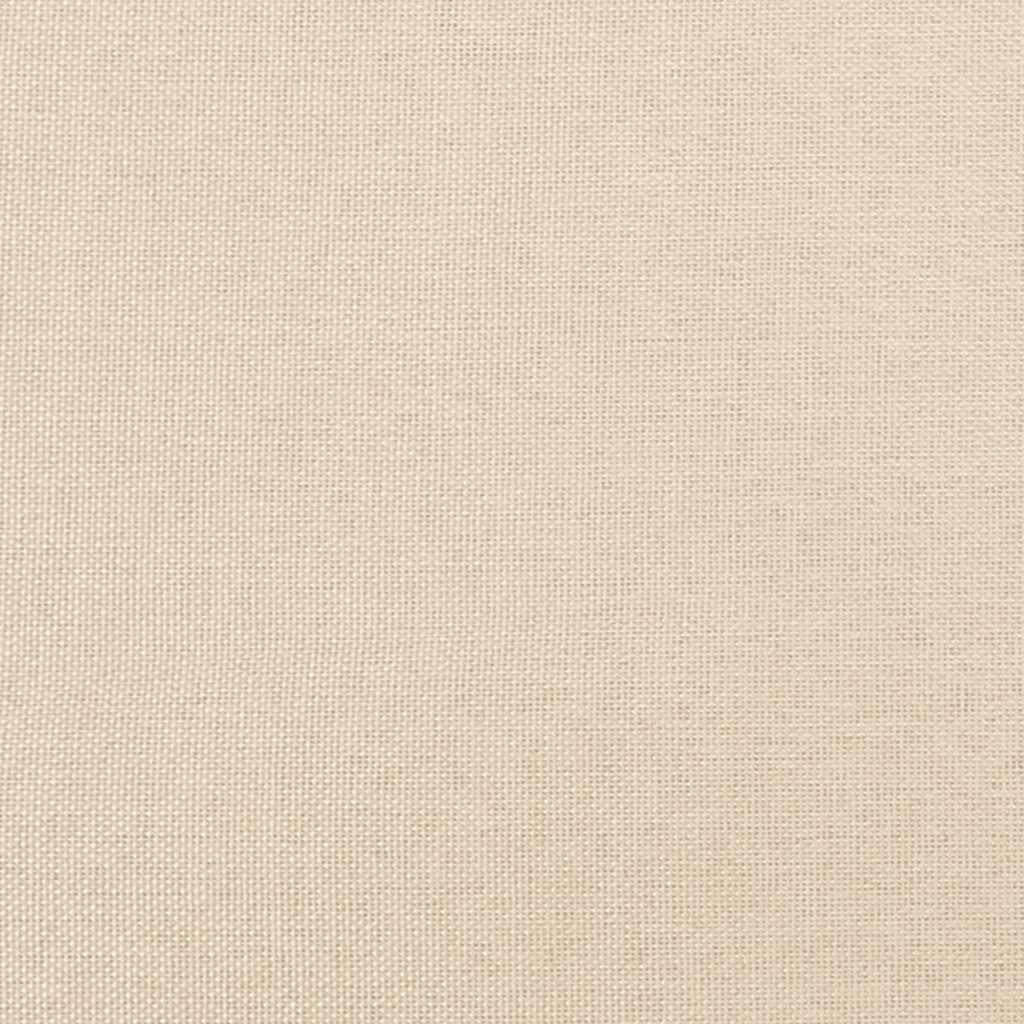 Pocket spring mattress for children cream 80x160 cm fabric