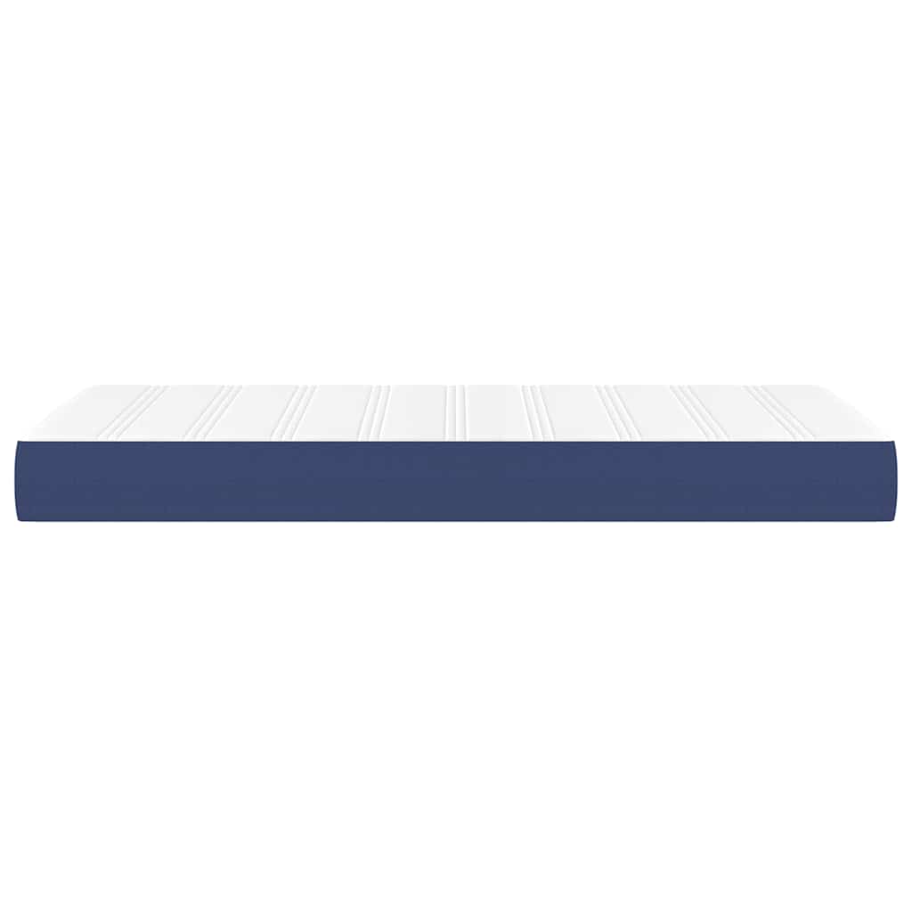 Taschenfederkernmatratze für Kinder Blau 80x160 cm Stoff