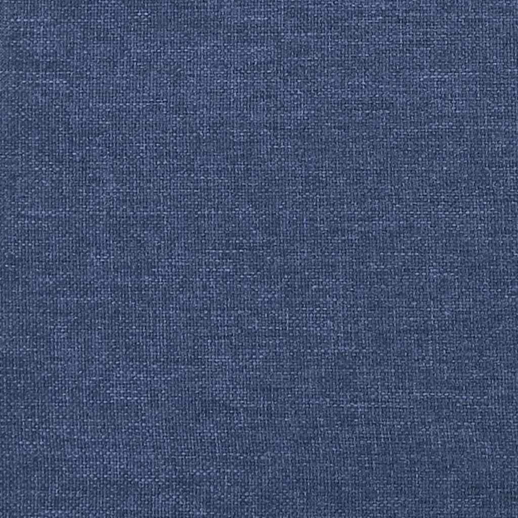 Taschenfederkernmatratze für Kinder Blau 80x160 cm Stoff