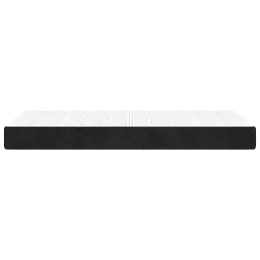 Pocket spring mattress for children Black 80x160 cm Velvet