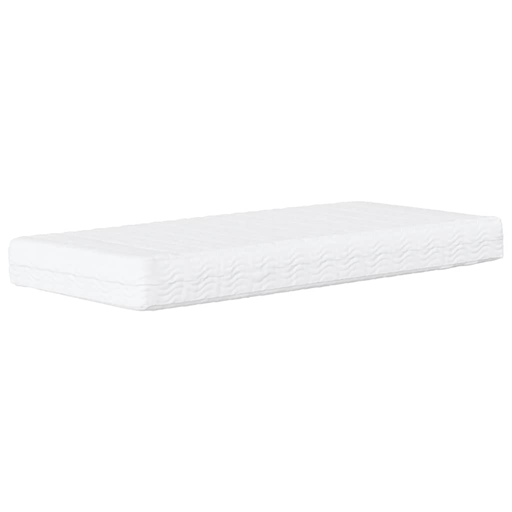 Foam mattress for children white 80x160 cm hardness H2 H3