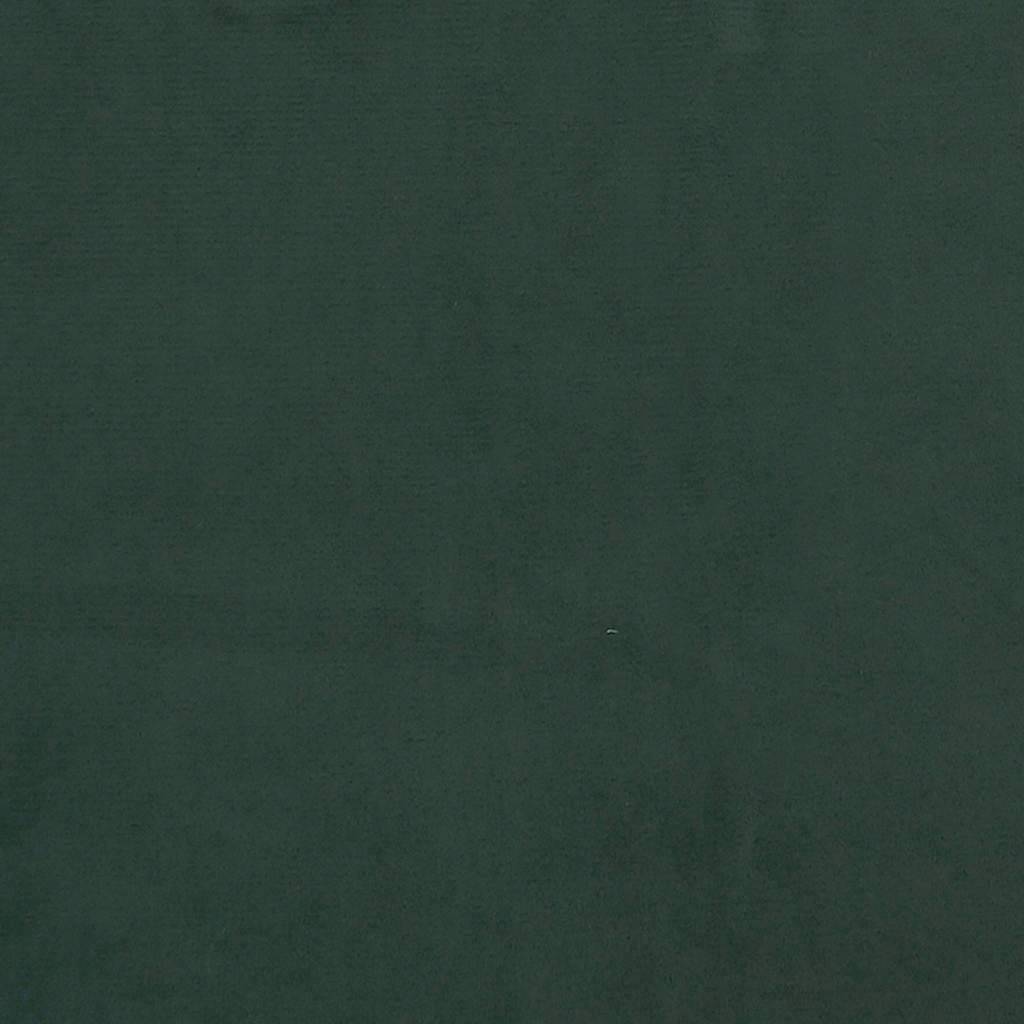 Taschenfederkernmatratze Dunkelgrün 80x220x20 cm Samt