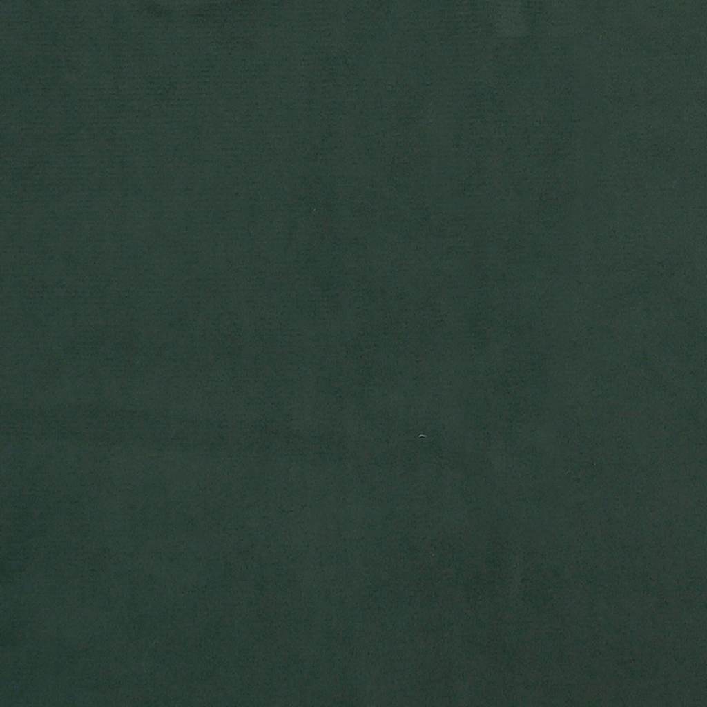 Taschenfederkernmatratze Dunkelgrün 90x220x20 cm Samt