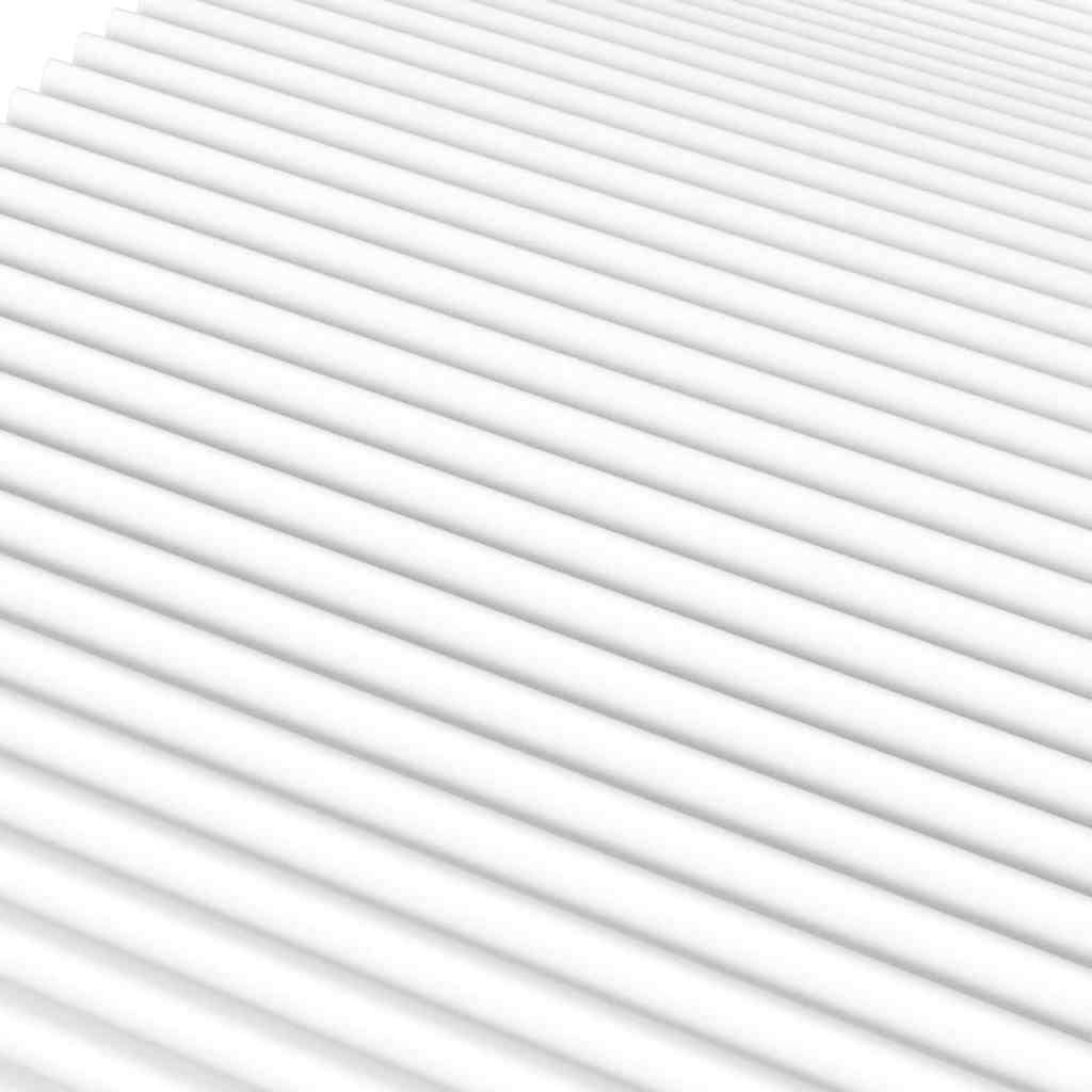 Schaumstoffmatratze Weiß 180x210 cm Härtegrad H2 H3
