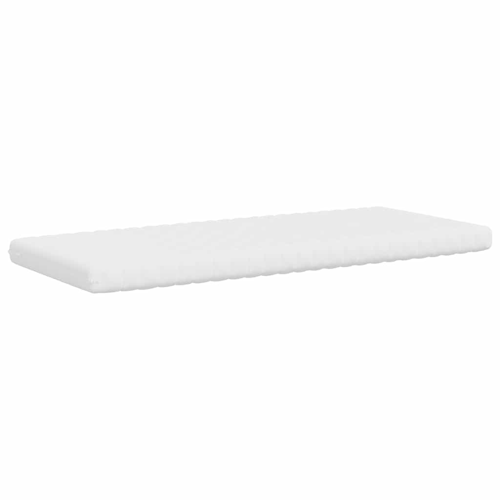 Foam mattress white 100x220 cm 7-zone hardness level 20 ILD