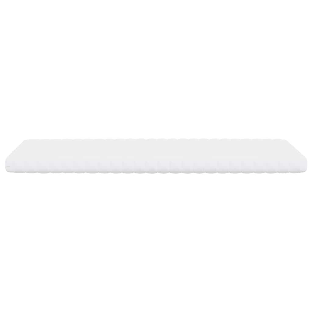 Foam mattress white 100x220 cm 7-zone hardness level 20 ILD