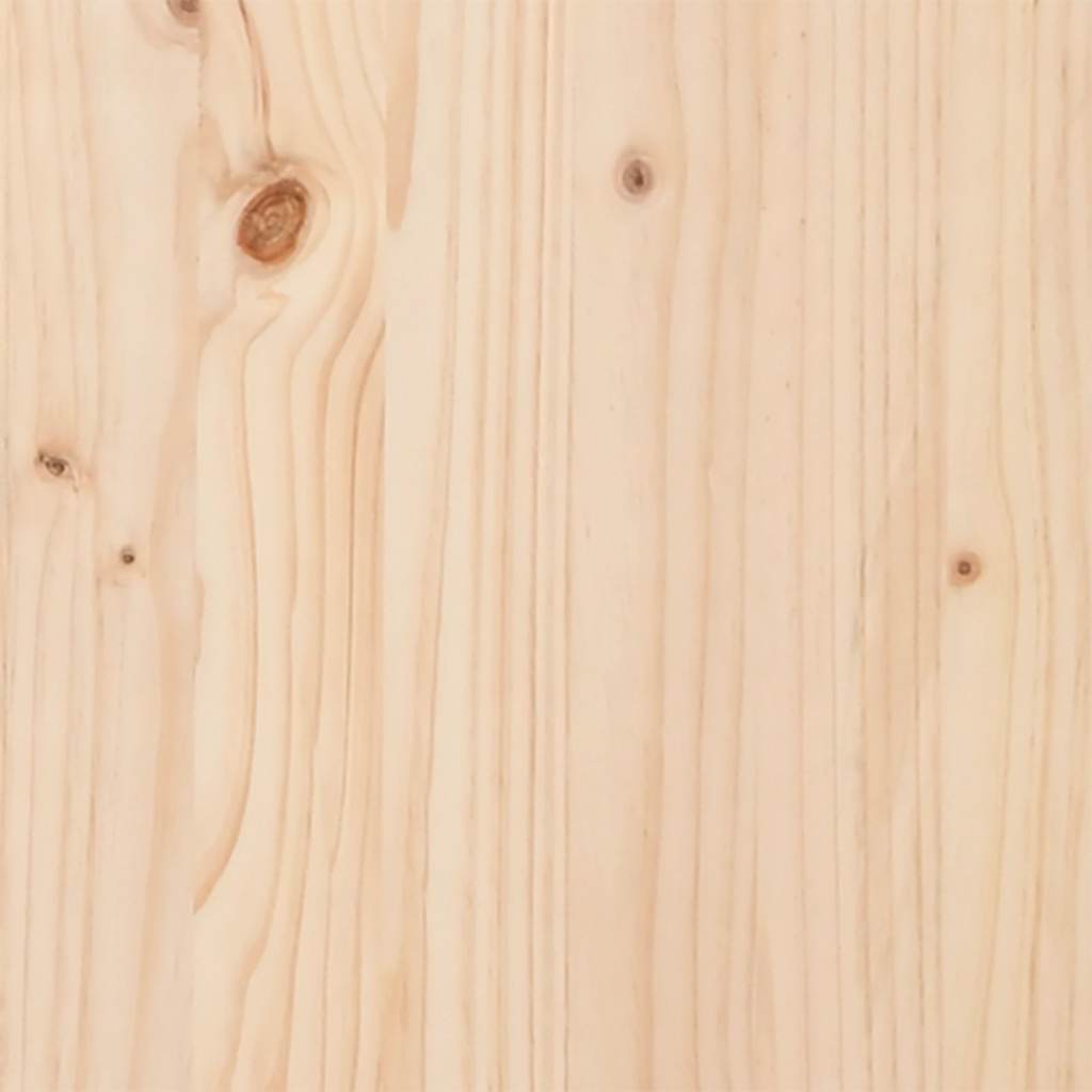 Kopfteil mit Stauraum 135 cm Massivholz Kiefer