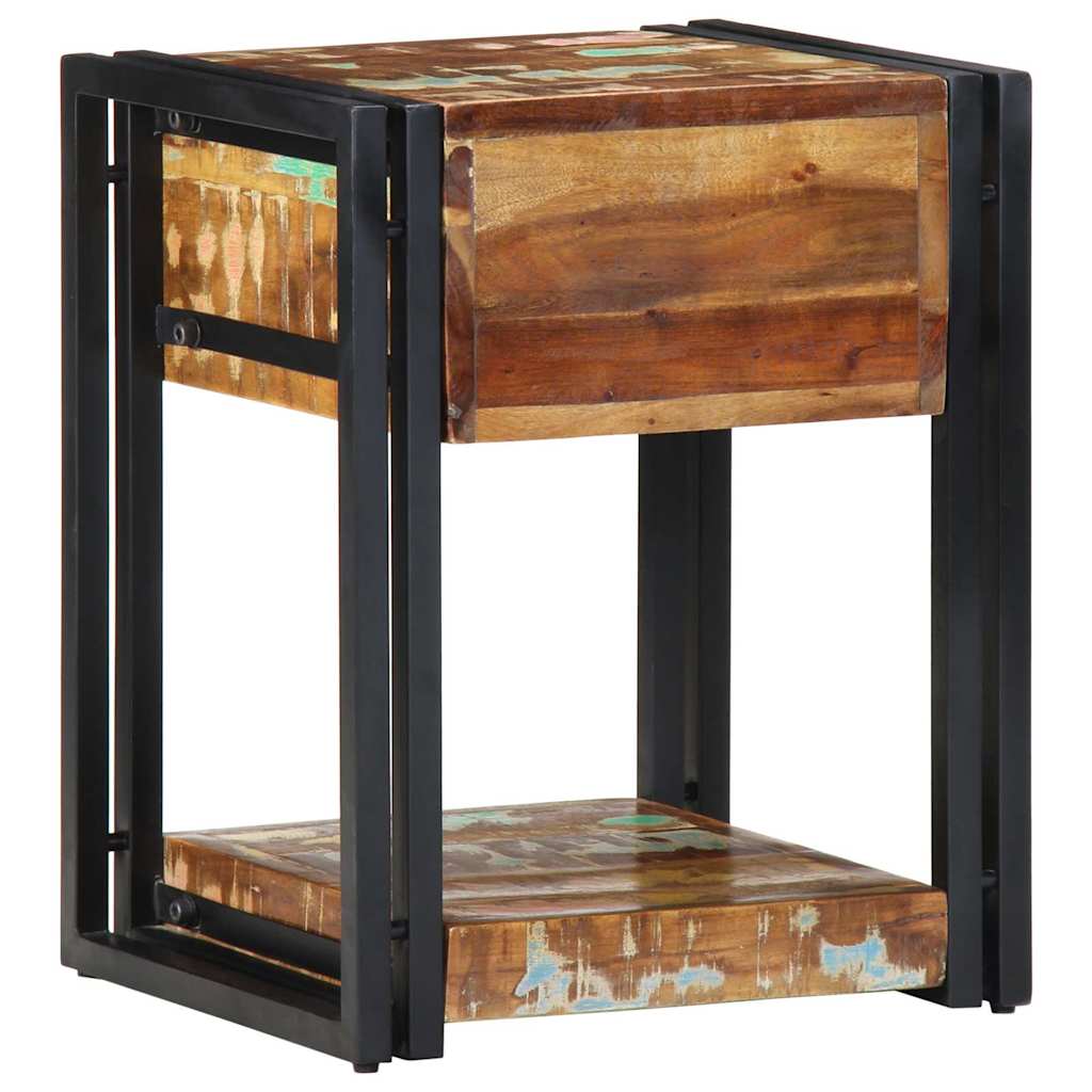 Nachttisch Mehrfarbig 40 x 35 x 50 cm recyceltes Massivholz