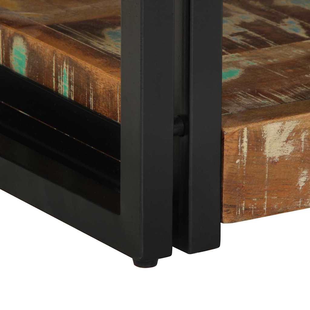 Nachttisch 2 pcs 40 x 35 x 50 cm recyceltes Massivholz