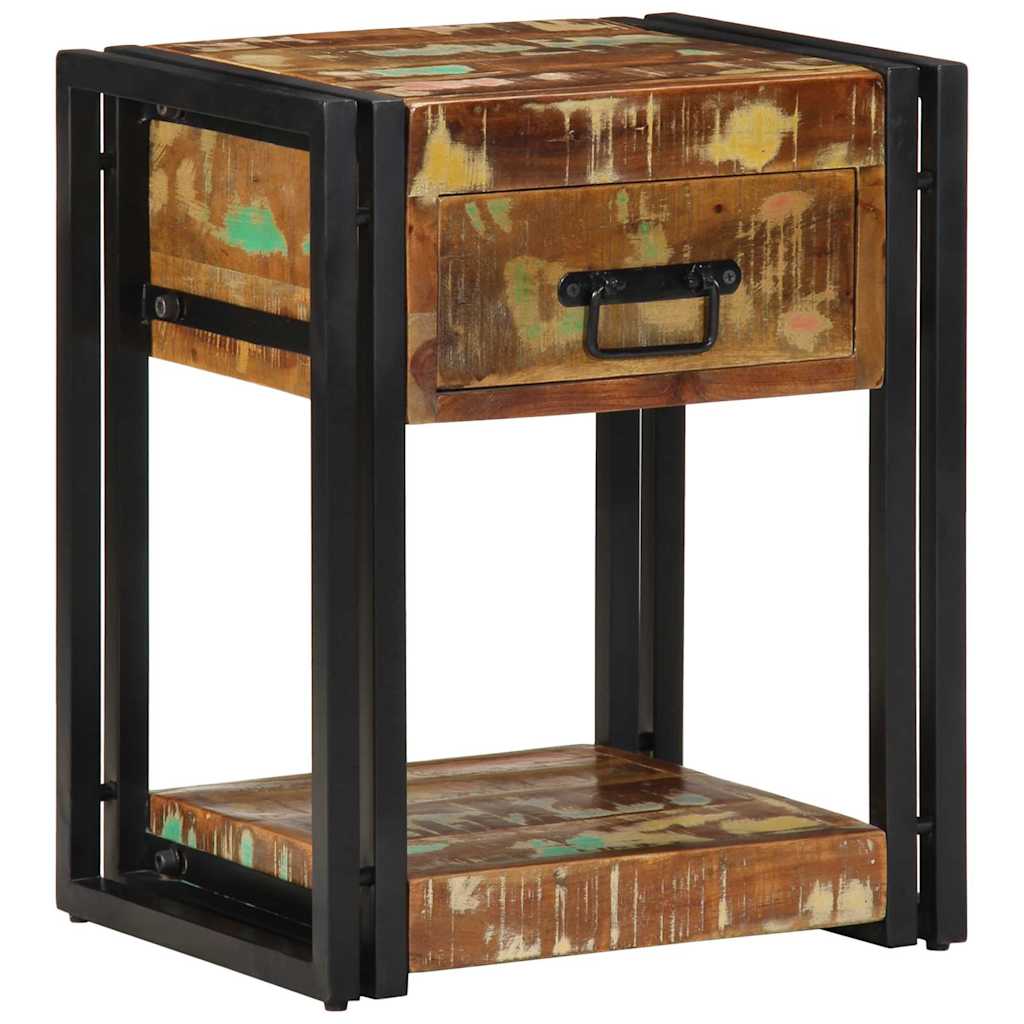 Nachttisch 2 pcs 40 x 35 x 50 cm recyceltes Massivholz