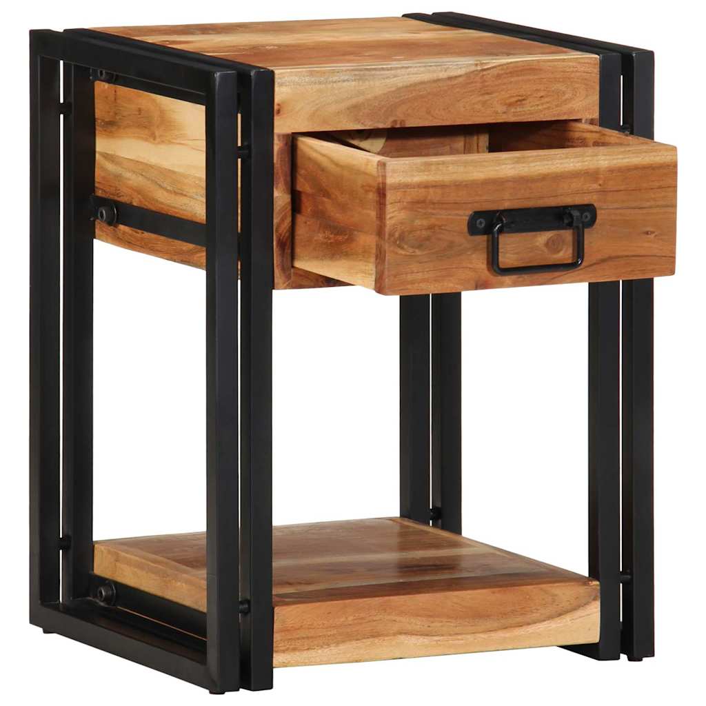 Nachttisch Braun 40 x 35 x 50 cm Akazie Massivholz