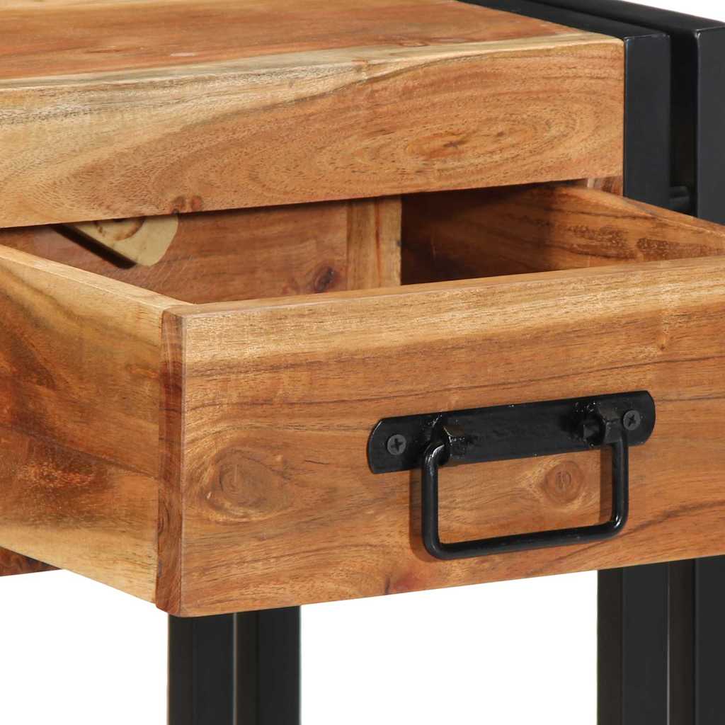 Nachttisch 2 pcs Braun 40 x 35 x 50 cm Akazie Massivholz