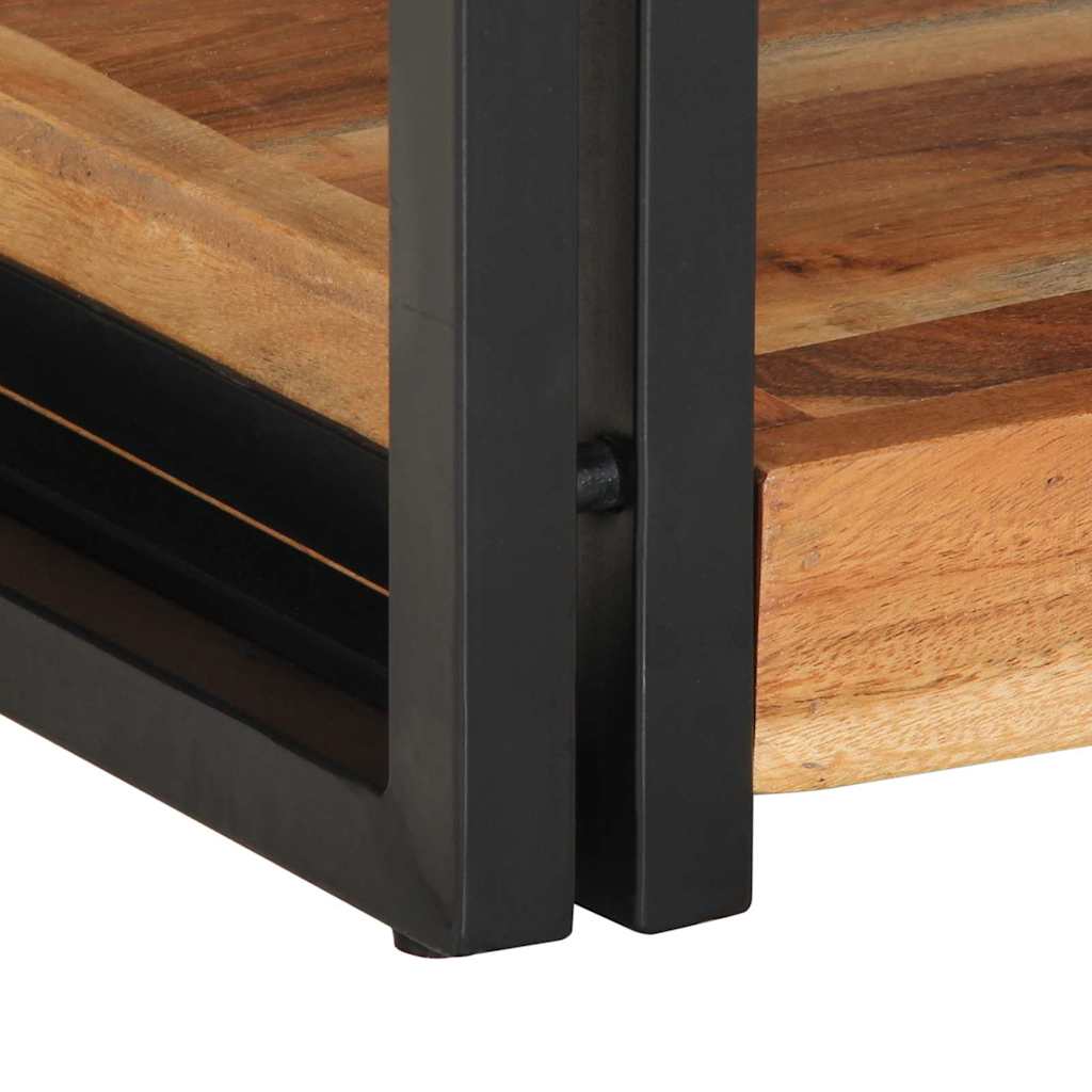 Nachttisch 2 pcs Braun 40 x 35 x 50 cm Akazie Massivholz