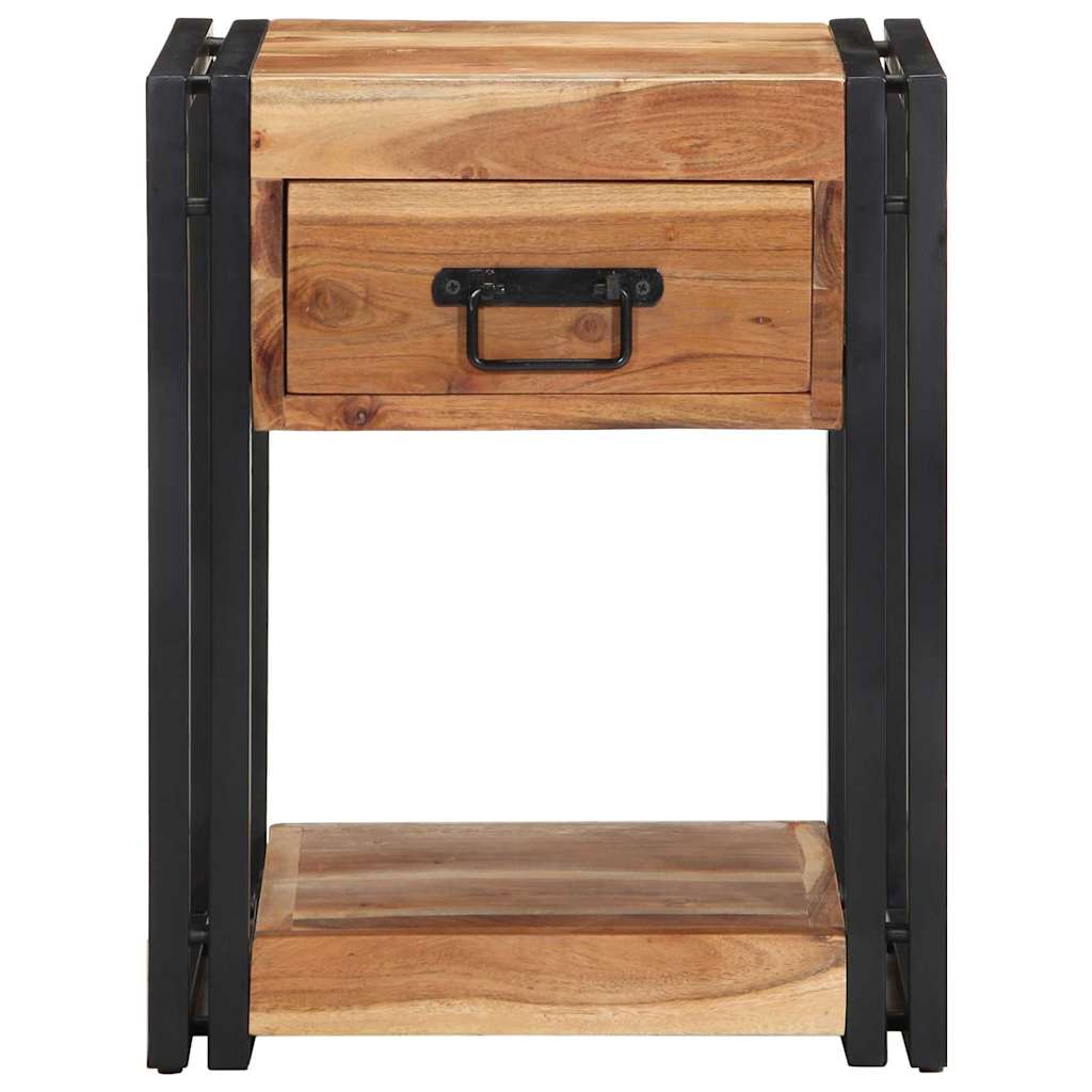 Nachttisch 2 pcs Braun 40 x 35 x 50 cm Akazie Massivholz
