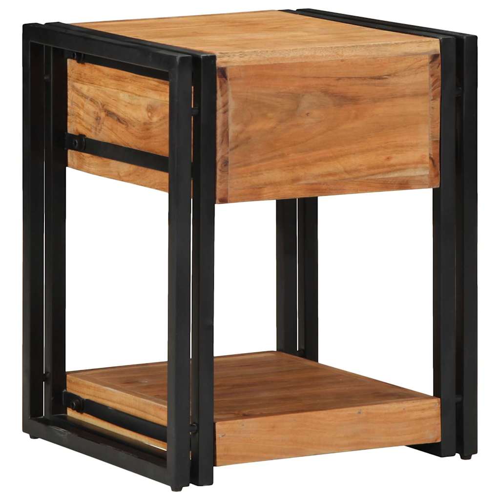 Nachttisch Braun 40 x 40 x 50 cm Akazie Massivholz