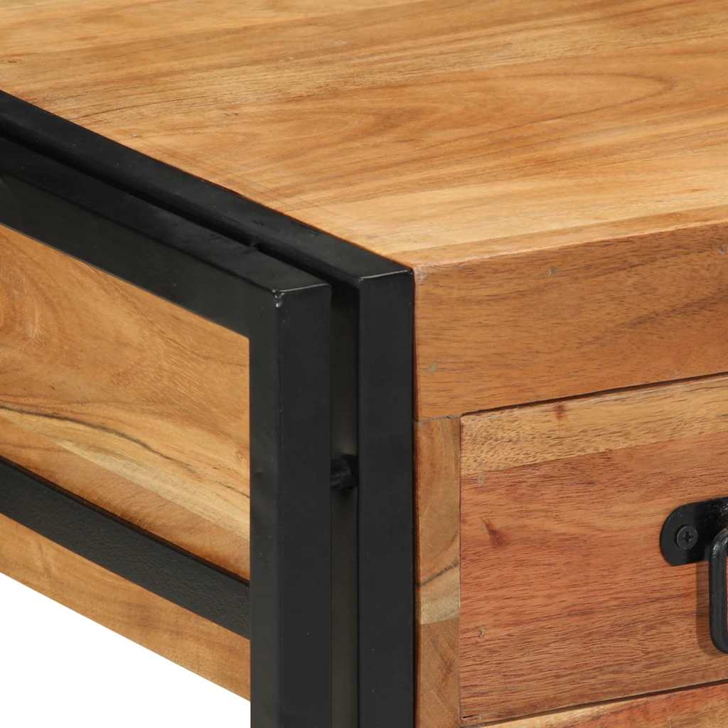 Nachttisch 2 pcs Braun 40 x 40 x 50 cm Akazie Massivholz