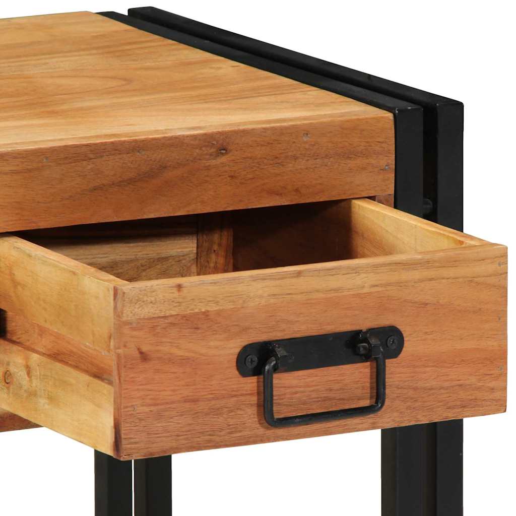 Nachttisch 2 pcs Braun 40 x 40 x 50 cm Akazie Massivholz
