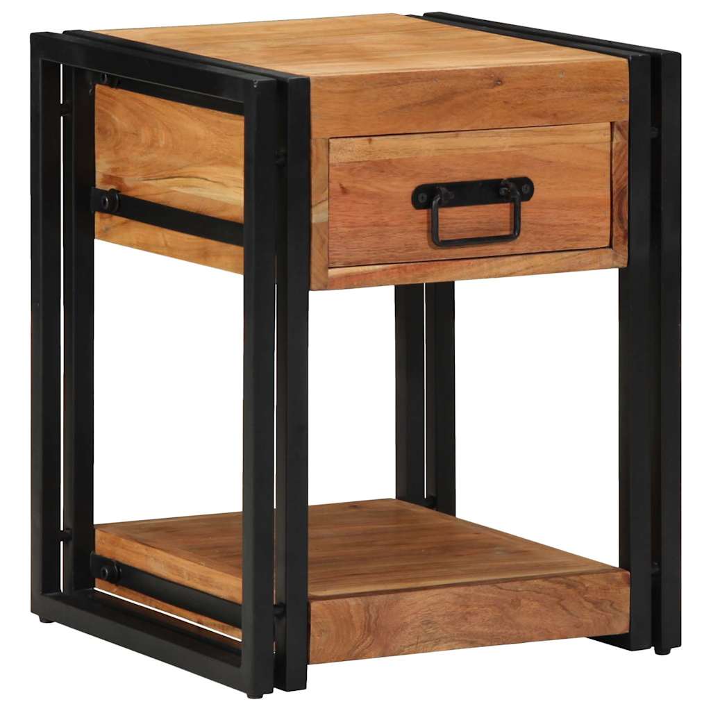 Nachttisch 2 pcs Braun 40 x 40 x 50 cm Akazie Massivholz
