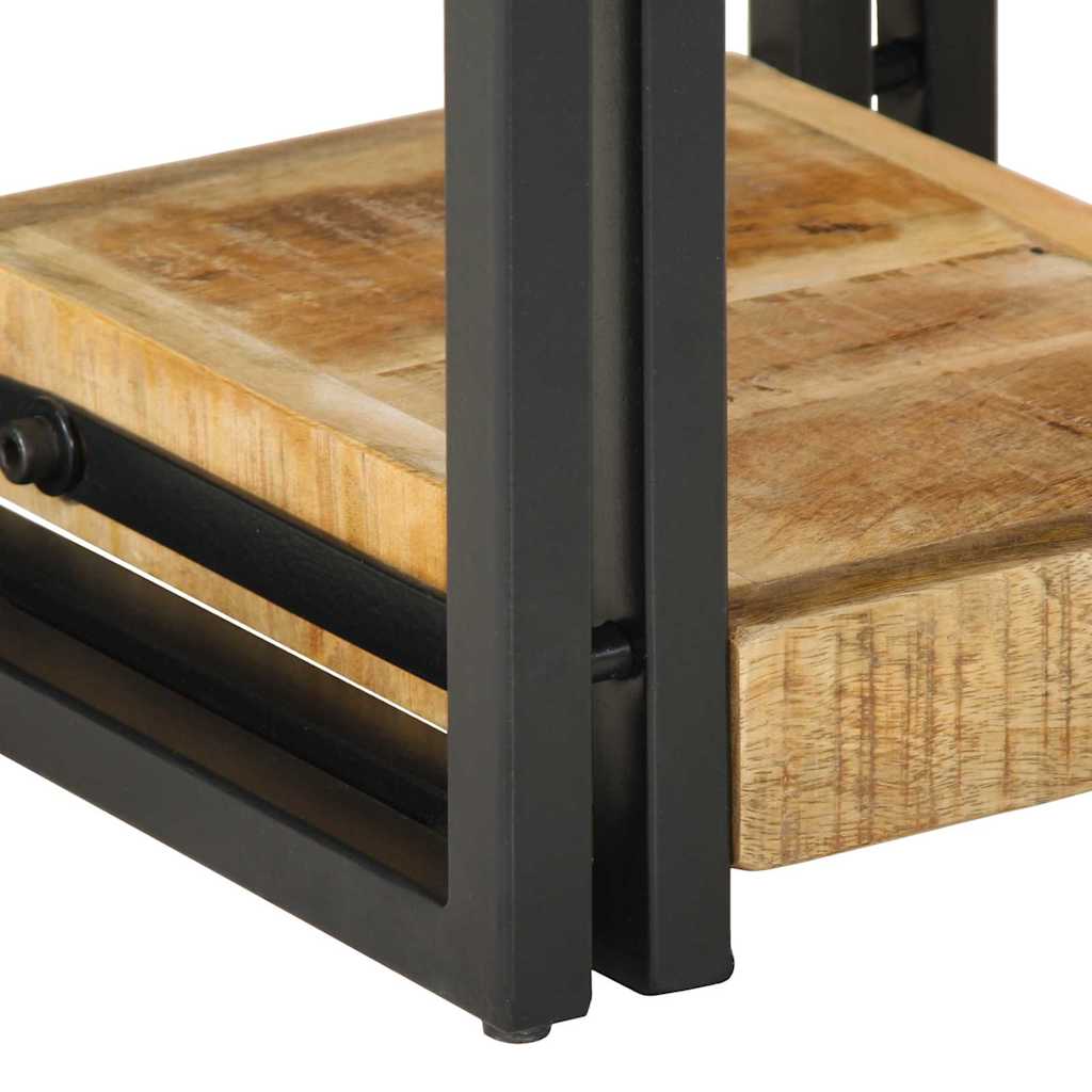 Nachttisch Braun 30 x 30 x 40 cm massives Mangoholz