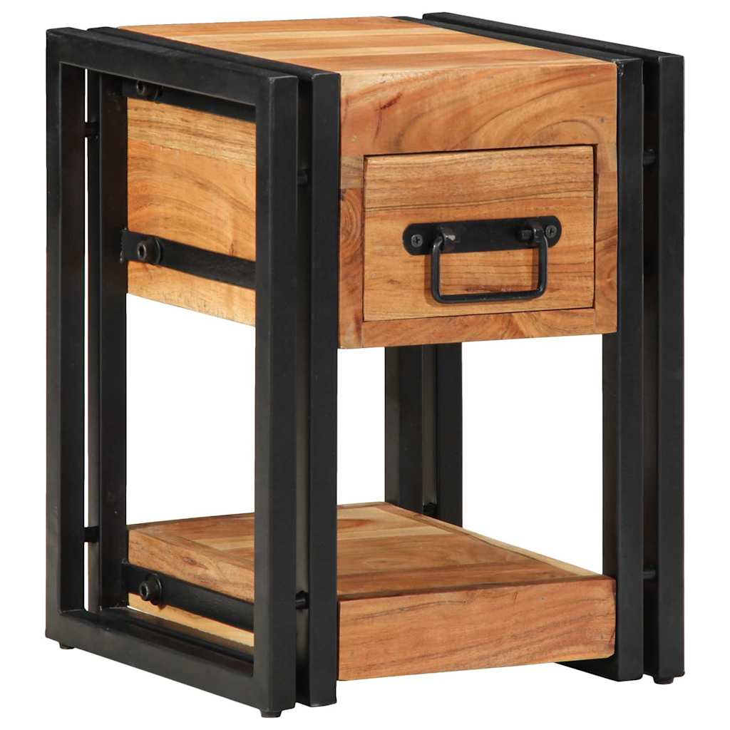 Nachttisch Braun 30 x 30 x 40 cm Akazie Massivholz