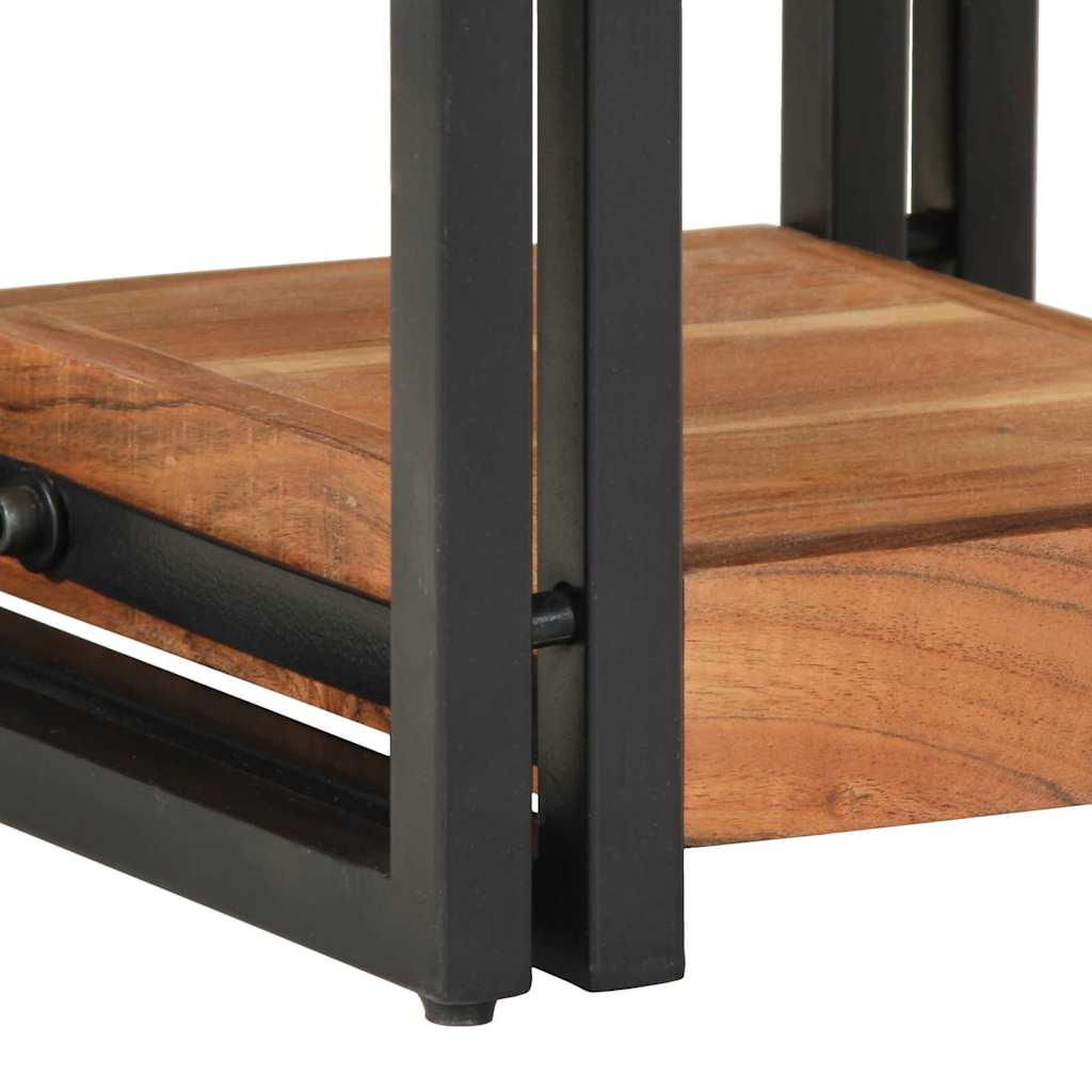 Nachttisch 2 pcs Braun 30 x 30 x 40 cm Akazie Massivholz