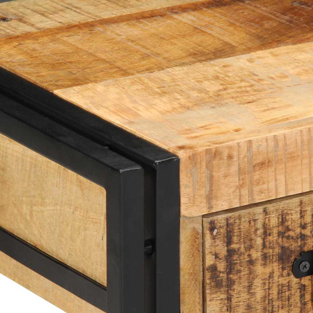 Beistelltisch Braun 40 x 40 x 50 cm massives Mangoholz