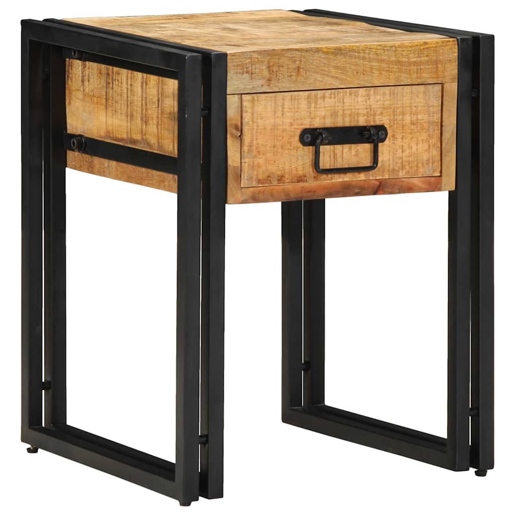 Beistelltisch Braun 40 x 40 x 50 cm massives Mangoholz
