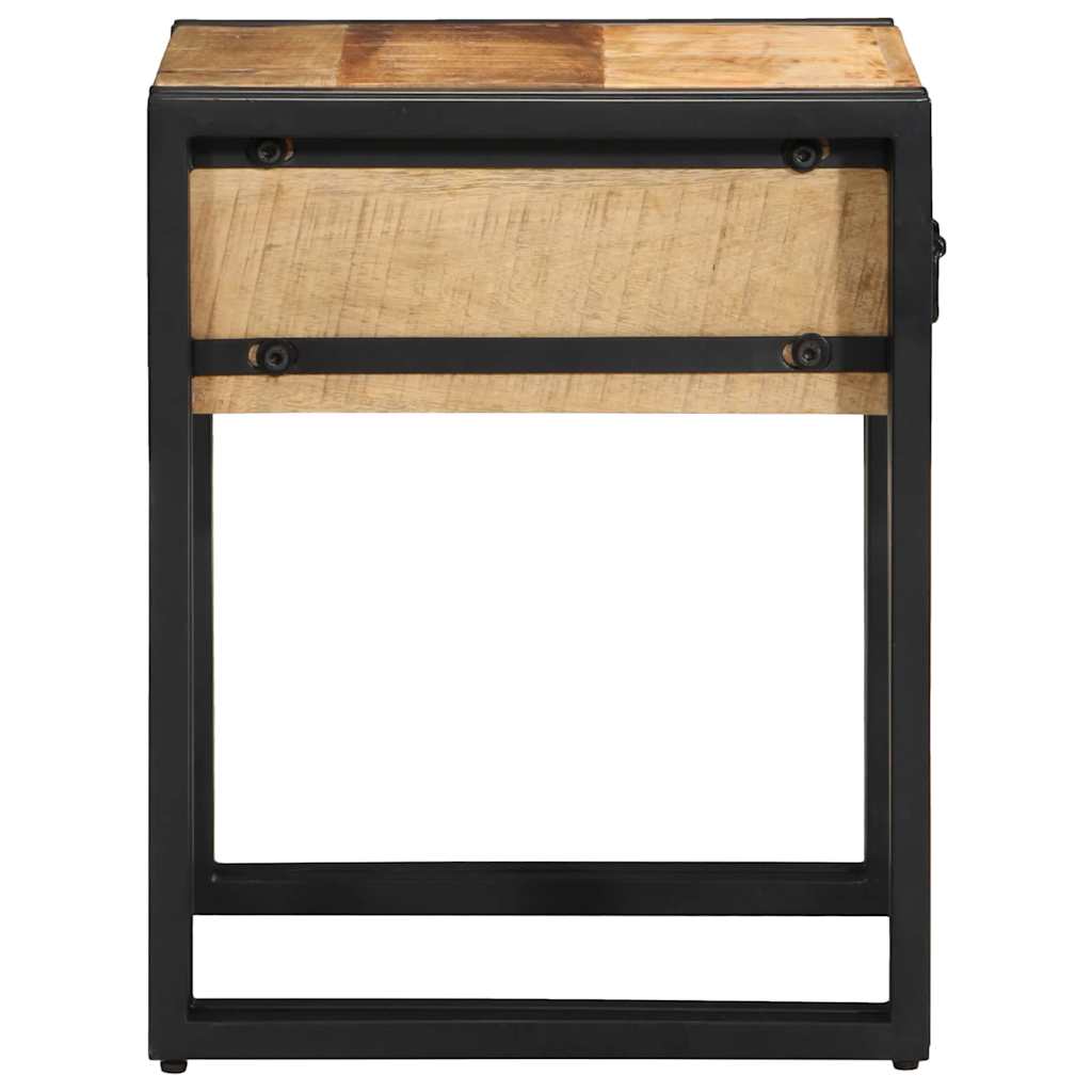 Beistelltisch Braun 40 x 40 x 50 cm massives Mangoholz