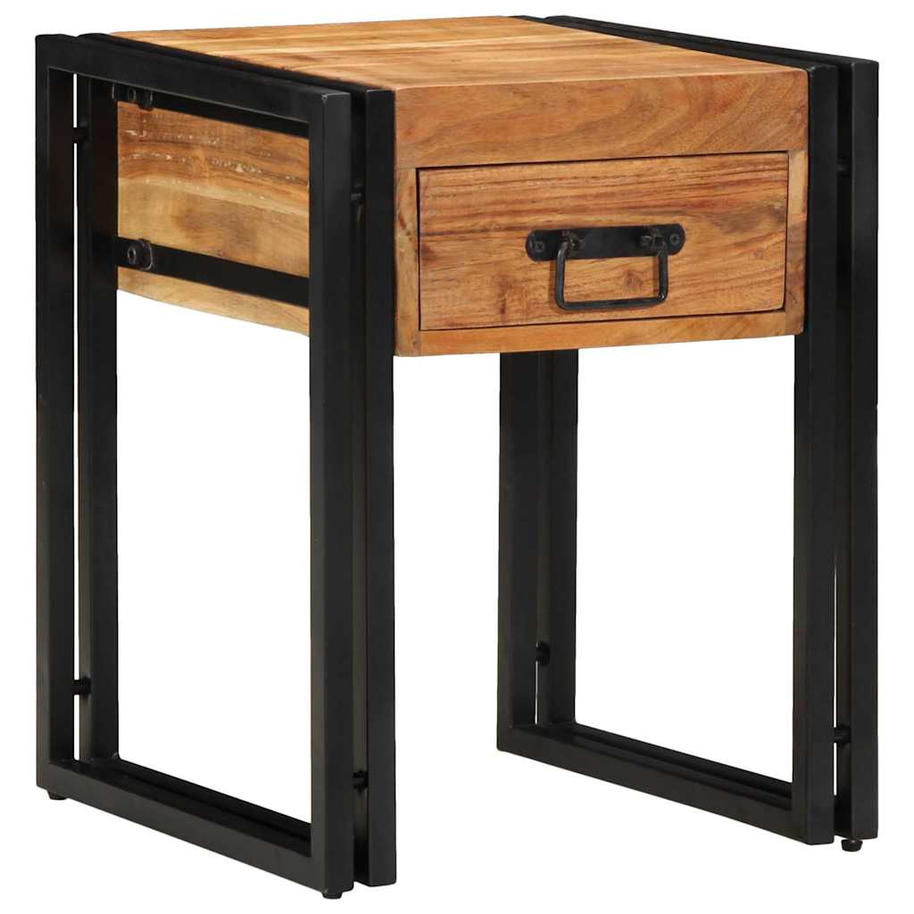 Beistelltisch Braun 40 x 40 x 50 cm Akazie Massivholz