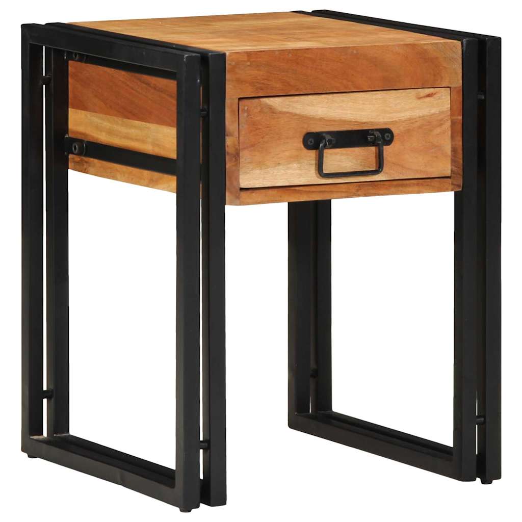 Beistelltisch Braun 40 x 40 x 50 cm Akazie Massivholz