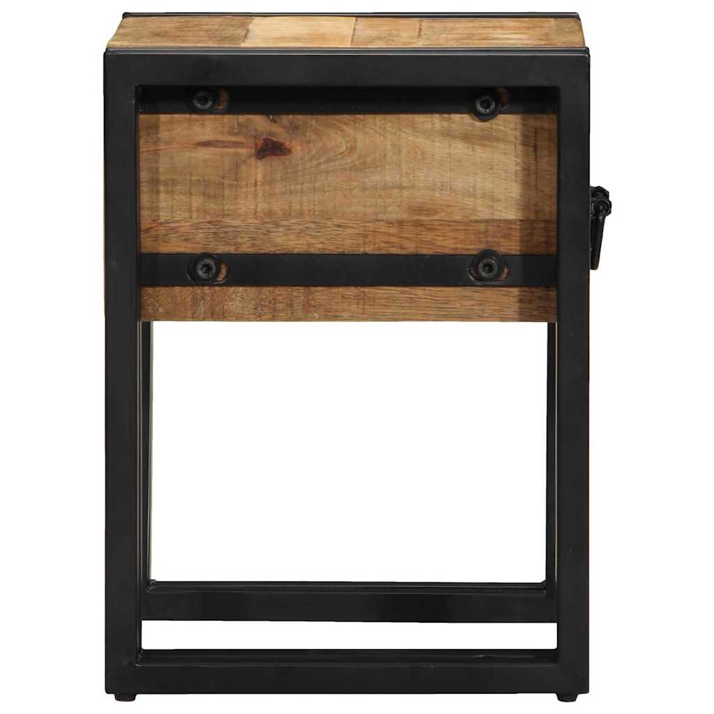 Beistelltisch Braun 30 x 30 x 40 cm massives Mangoholz