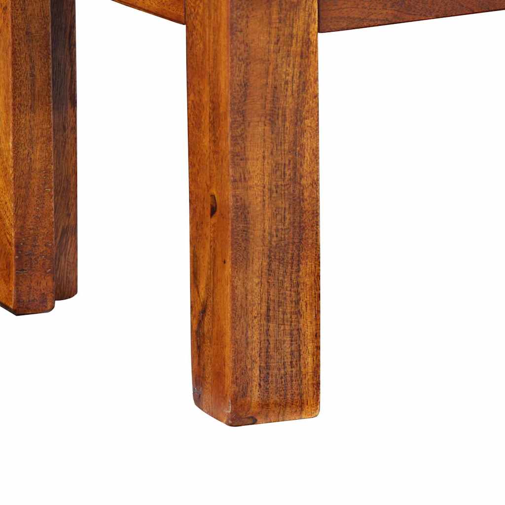 Beistelltisch Braun 40 x 30 x 36 cm Massivholz Akazie