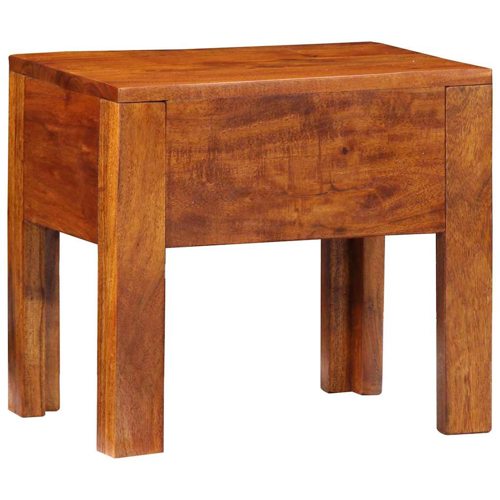 Beistelltisch Braun 40 x 30 x 36 cm Massivholz Akazie