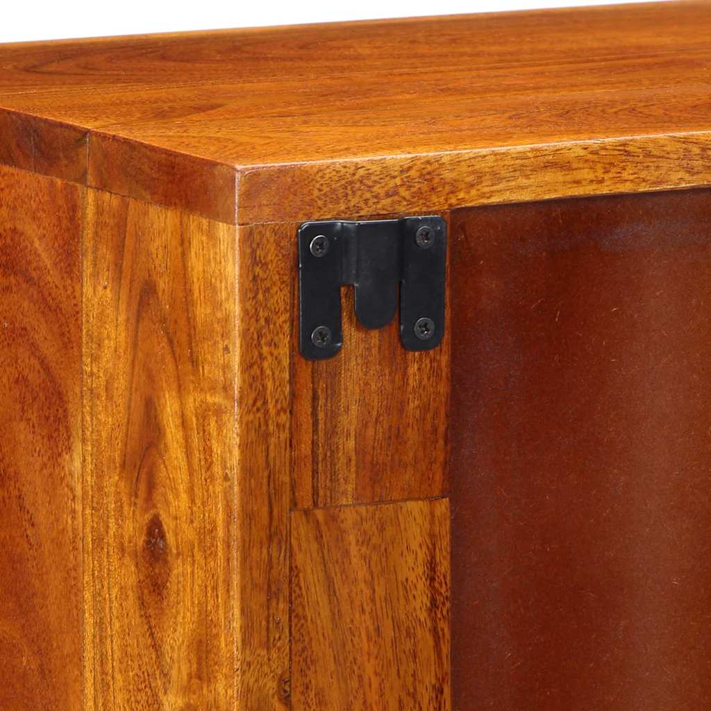 Nachttisch 2 pcs Braun 35 x 30 x 40 cm Akazie Massivholz