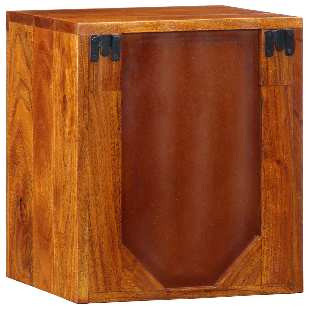 Nachttisch 2 pcs Braun 35 x 30 x 40 cm Akazie Massivholz